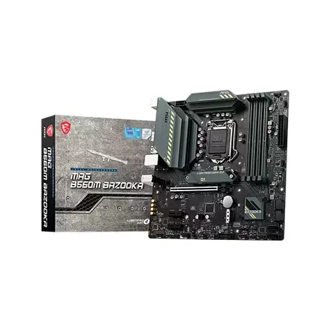 MSI MAG B560M BAZOOKA 10th and 11th Gen Micro ATX Motherboard