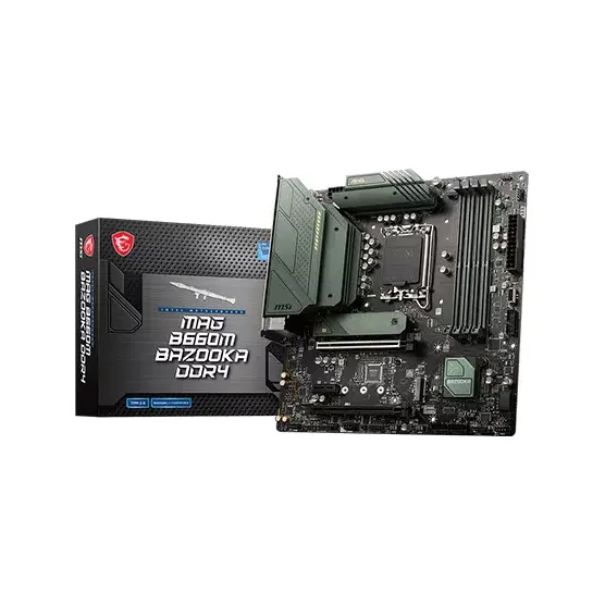 MSI MAG B660M BAZOOKA DDR4 MICRO-ATX 12th Gen Intel MOTHERBOARD