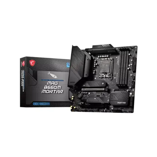 MSI MAG B660M MORTAR DDR5 12th Gen Micro-ATX Motherboard