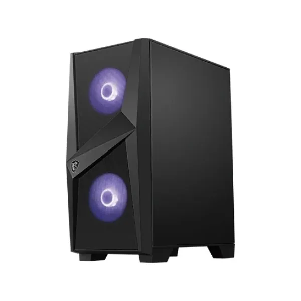 MSI MAG FORGE 100M TG Mid Tower RGB Chassis Black
