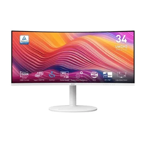 MSI Modern MD342CQPW 34 inch UWQHD 120Hz VA Curved Gaming Monitor