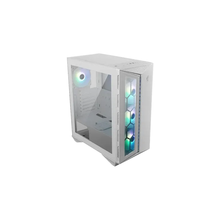 MSI MPG GUNGNIR 110R TG Mid Tower RGB Window Chassis White