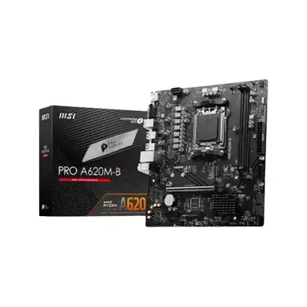 MSI PRO A620M-B AMD A620 Chipset AM5 mATX Motherboard