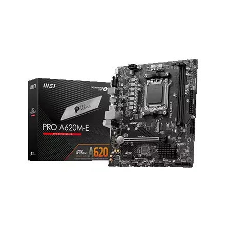 MSI PRO A620M-E DDR5 AMD AM5 MOTHERBOARD