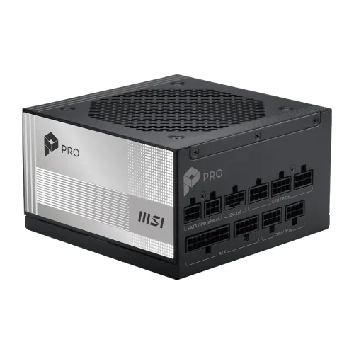 MSI PRO A850PL PCIE5 850W 80 Plus Platinum Fully Modular Power Supply