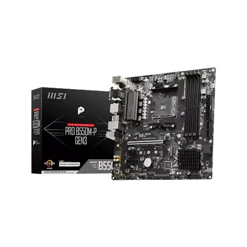 MSI PRO B550M-P GEN3 AM4 DDR4 MICRO ATX MOTHERBOARD
