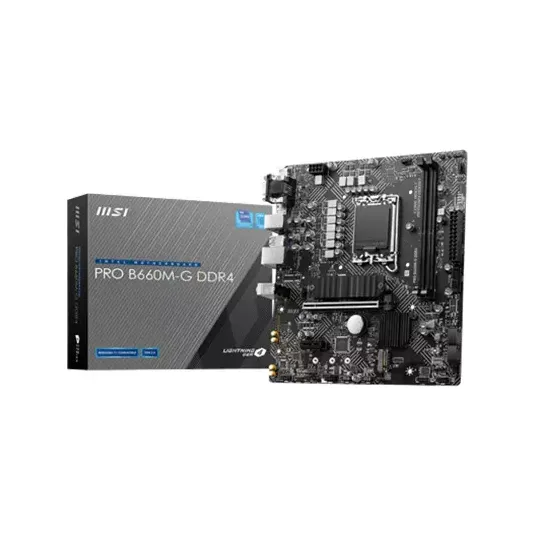 MSI PRO B660M-G DDR4 MICRO-ATX 12TH GEN INTEL MOTHERBOARD