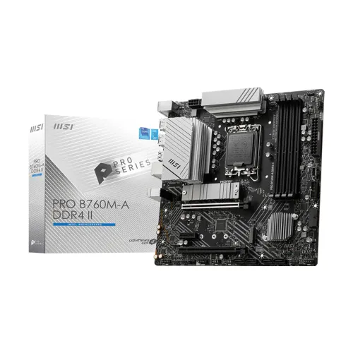MSI PRO B760M-A DDR4 II mATX Motherboard