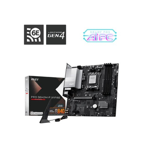 MSI PRO B840-S EVO WIFI6E AM5 DDR5 Motherboard