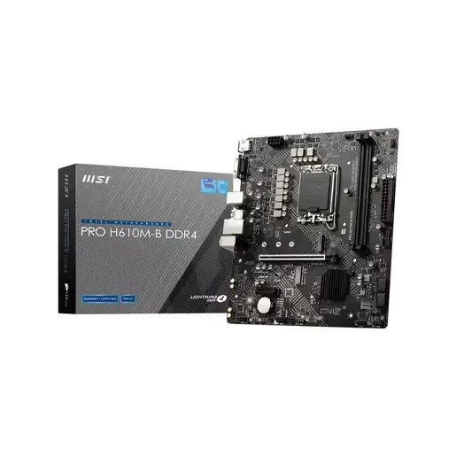 MSI PRO H610M-B DDR4 LGA 1700 Micro-ATX 12 GEN Motherboard