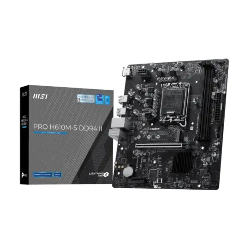MSI PRO H610M-S DDR4 II mATX Motherboard
