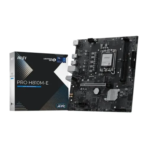MSI PRO H810M-E DDR5 LGA1851 mATX Motherboard