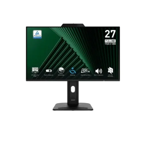 MSI PRO MP272PMG 27 inch 120Hz FHD Business Monitor With Built in Webcam