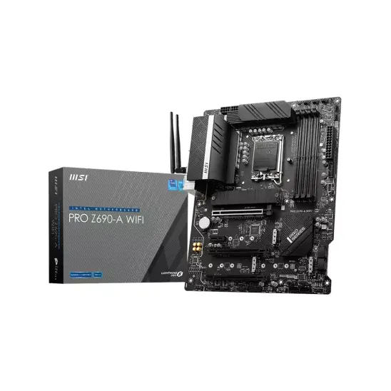 MSI PRO Z690-A WIFI DDR5 LGA 1700 12th Gen Intel ATX Motherboard