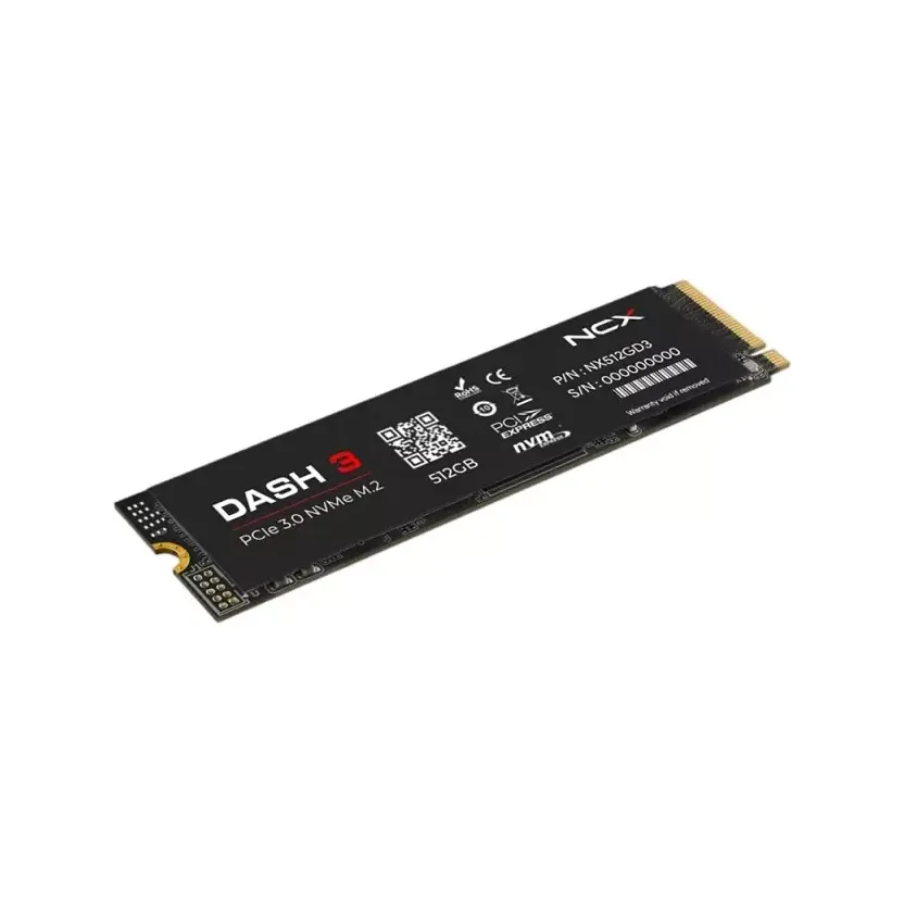 NCX Dash 3 128GB PCIe Gen 3.0 NVMe SSD with HMB Cache