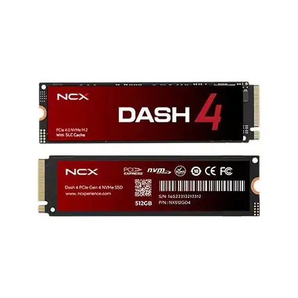 NCX Dash 4 512GB PCIe Gen 4.0 NVMe SSD