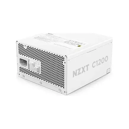NZXT C1200 1200 Watt 80 Plus Gold ATX 3.1 Full-Modular Power Supply (White)