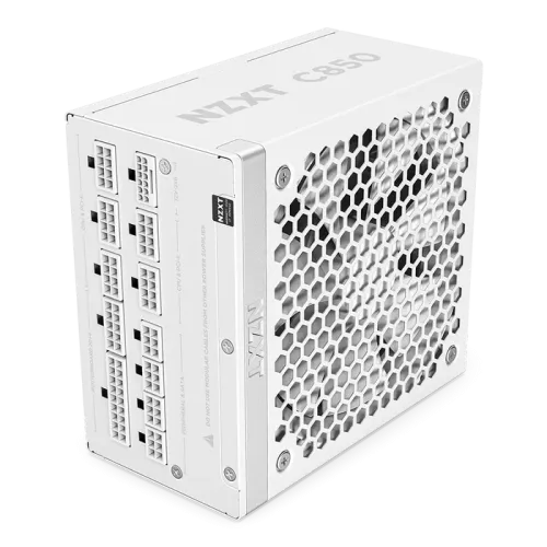 NZXT C850 Gold ATX 3.1 850 Watt 80 Plus Gold Full Modular Power Supply White (EU)