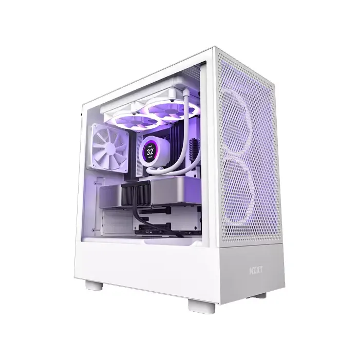 NZXT CC-H51FW-01 H5 FLOW COMPACT MID-TOWER AIRFLOW CASING WHITE