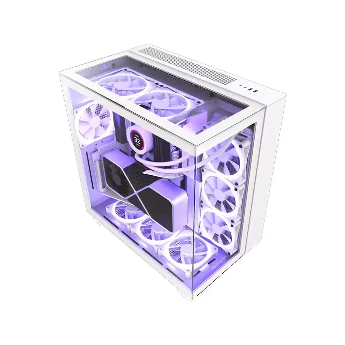NZXT CM-H91FW-01 H9 FLOW DUAL-CHAMBER MID-TOWER AIRFLOW CASING WHITE