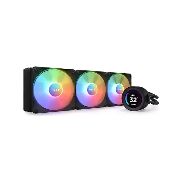 NZXT KRAKEN 360 RGB AIO CPU Liquid Cooler With LCD Display (Black)