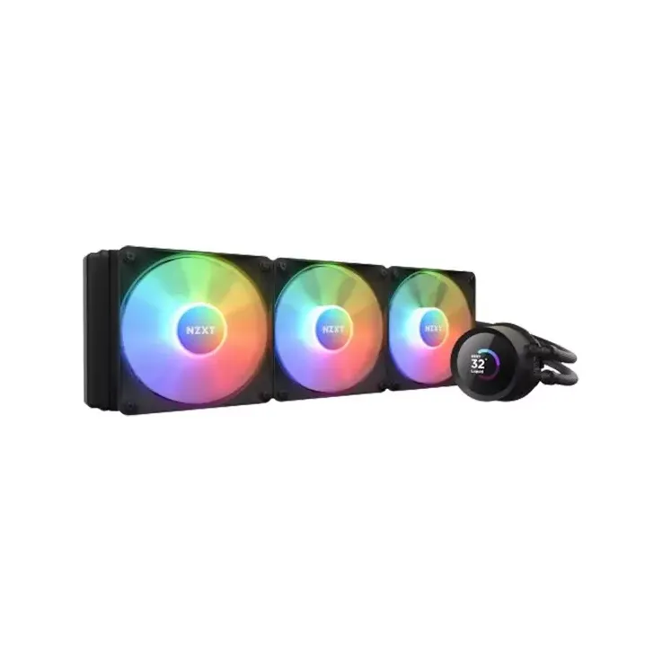 NZXT Kraken RL-KR240-W1 RGB 240mm AIO CPU Liquid Cooler with LCD Display