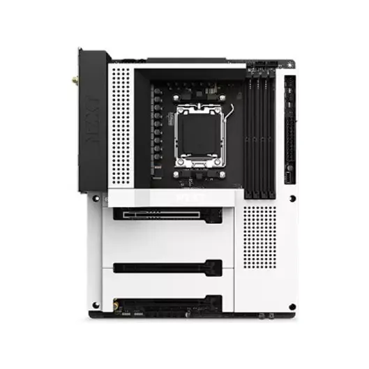NZXT N7 B650E AM5 ATX AMD Gaming Motherboard - White