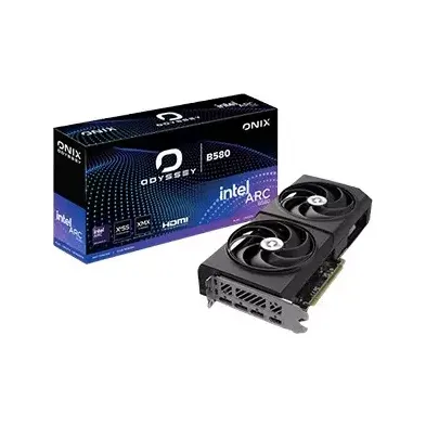 ONIX ODYSSEY Intel Arc B580 12GB GDDR6 Graphics Card (Black)