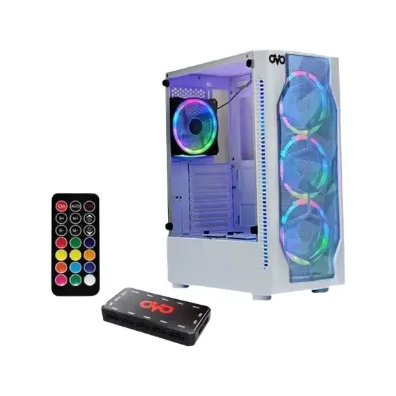 OVO E-335D ARGB MID-TOWER GAMING CASE With Remote Controller