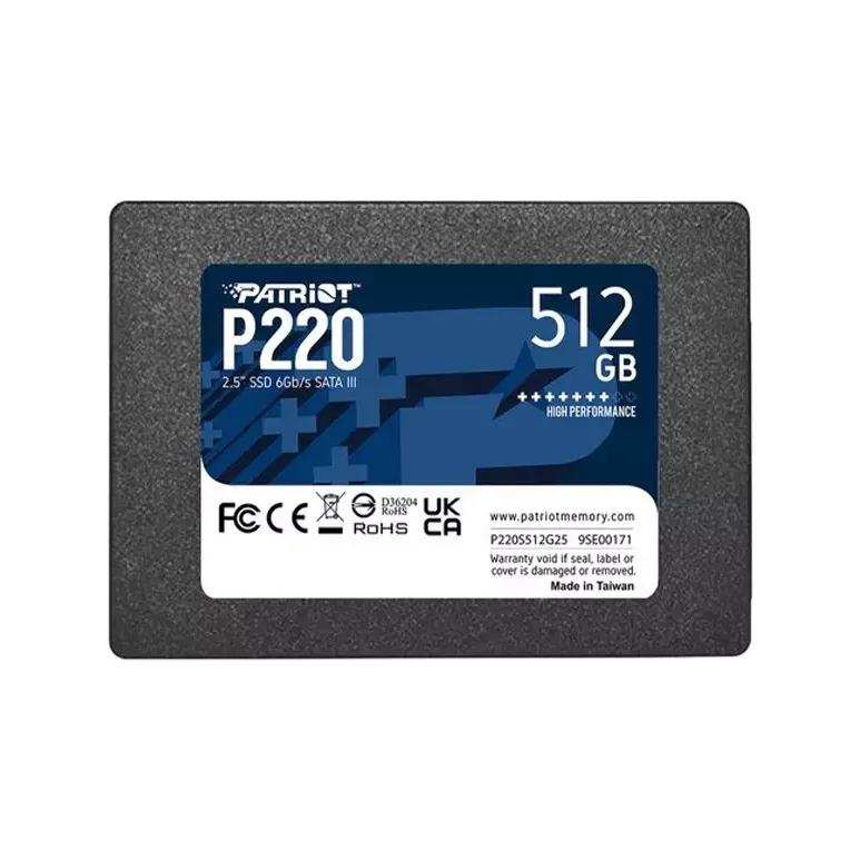 Patriot P220 512GB SATA III 2.5 inch Internal SSD