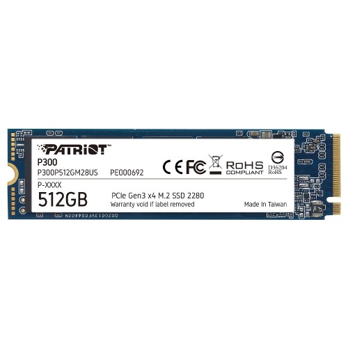Patriot P300 M.2 PCIe Gen3 x4 512GB SSD