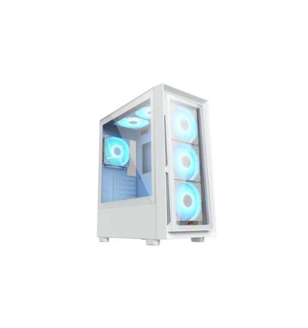 PC Power Crystal Glass V3 WH ATX Desktop Gaming Casing
