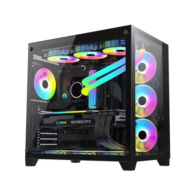 PC POWER ICE CUBE V2 2024 M-ATX Gaming Case (PP-H20-BK)