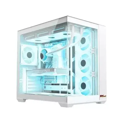 PC Power ICEBERG STEALTH PP-GS605 WH ATX Desktop Gaming Case