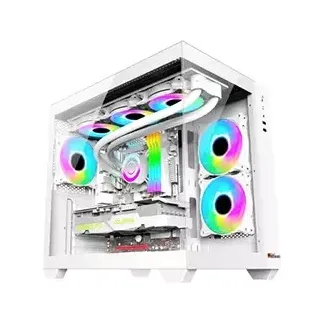PC Power PG-H600 WH Iceland Atx Mid Tower Gaming Case