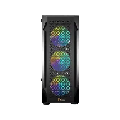 PC Power PP-GS2401-BK Flow Dark Lite Mesh Desktop Case