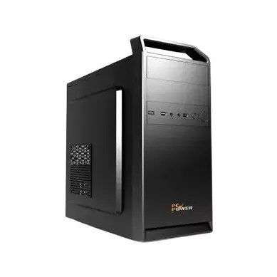 PC Power Pro Case V4 BK Desktop Case with Power Supply