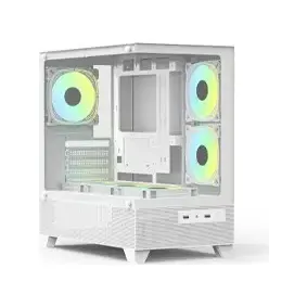 PC Power Sea View Infinity PG-H30 WH M-ATX Desktop Gaming Case