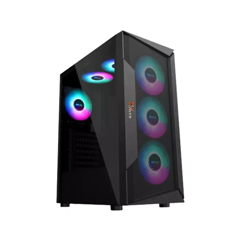 PC POWER VOX MESH PG200 ARGB ATX GAMING CASE BLACK
