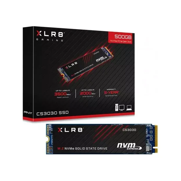 PNY CS3030 500GB M.2 NVMe SSD