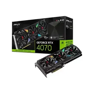 PNY GeForce RTX 4070 12GB XLR8 Gaming VERTO EPIC-X RGB Triple Fan GRAPHICS CARD