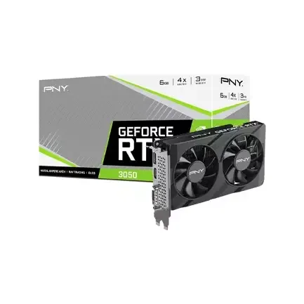 PNY VERTO GeForce RTX 3050 6GB GDDR6 Graphics Card