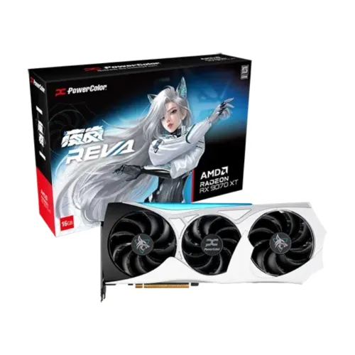 PowerColor Hellhound AMD Radeon RX 9070 XT 16GB GDDR6 Reva Edition Graphics Card