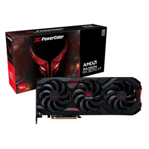 PowerColor Red Devil AMD Radeon RX 9070 16GB GDDR6 Graphics Card
