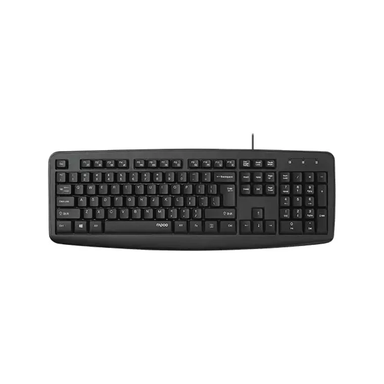 RAPOO NK2600 WIRED SPILL-RESISTANT USB KEYBOARD-BLACK