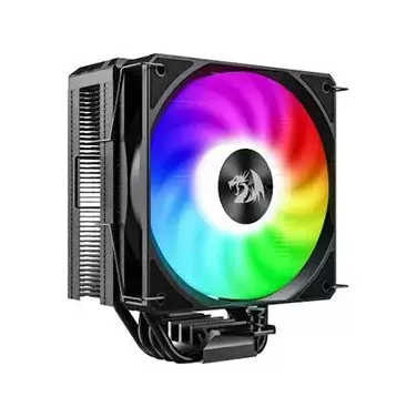 REDRAGON CC-1014 CPU Cooler With Temperature Display 9cm RGB Fan 4 Heat Pipes