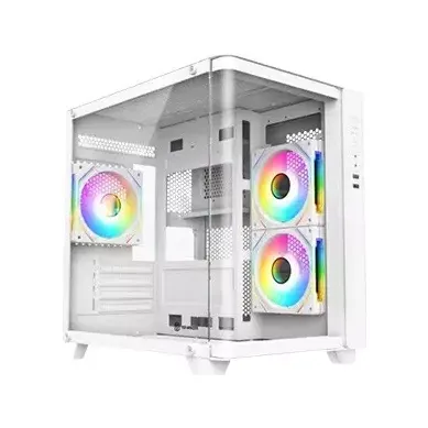 Revenger Air Box 7 ARGB Full Tower Desktop Gaming Case (White)