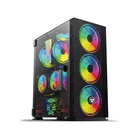 REVENGER X8 MESH FRONT RGB MID TOWER GAMING CASE