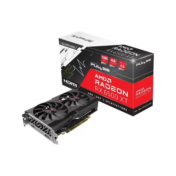 SAPPHIRE PULSE AMD RADEON RX 6500 XT 4G DDR6 GRAPHICS CARD