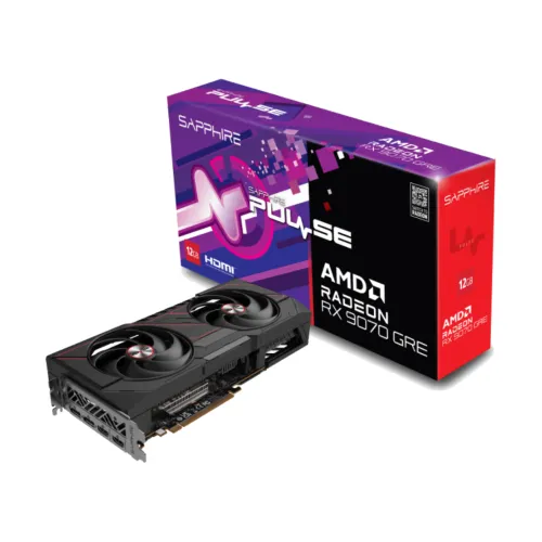 Sapphire PULSE AMD Radeon RX 9070 GRE OC 12GB GDDR6 Graphics Card